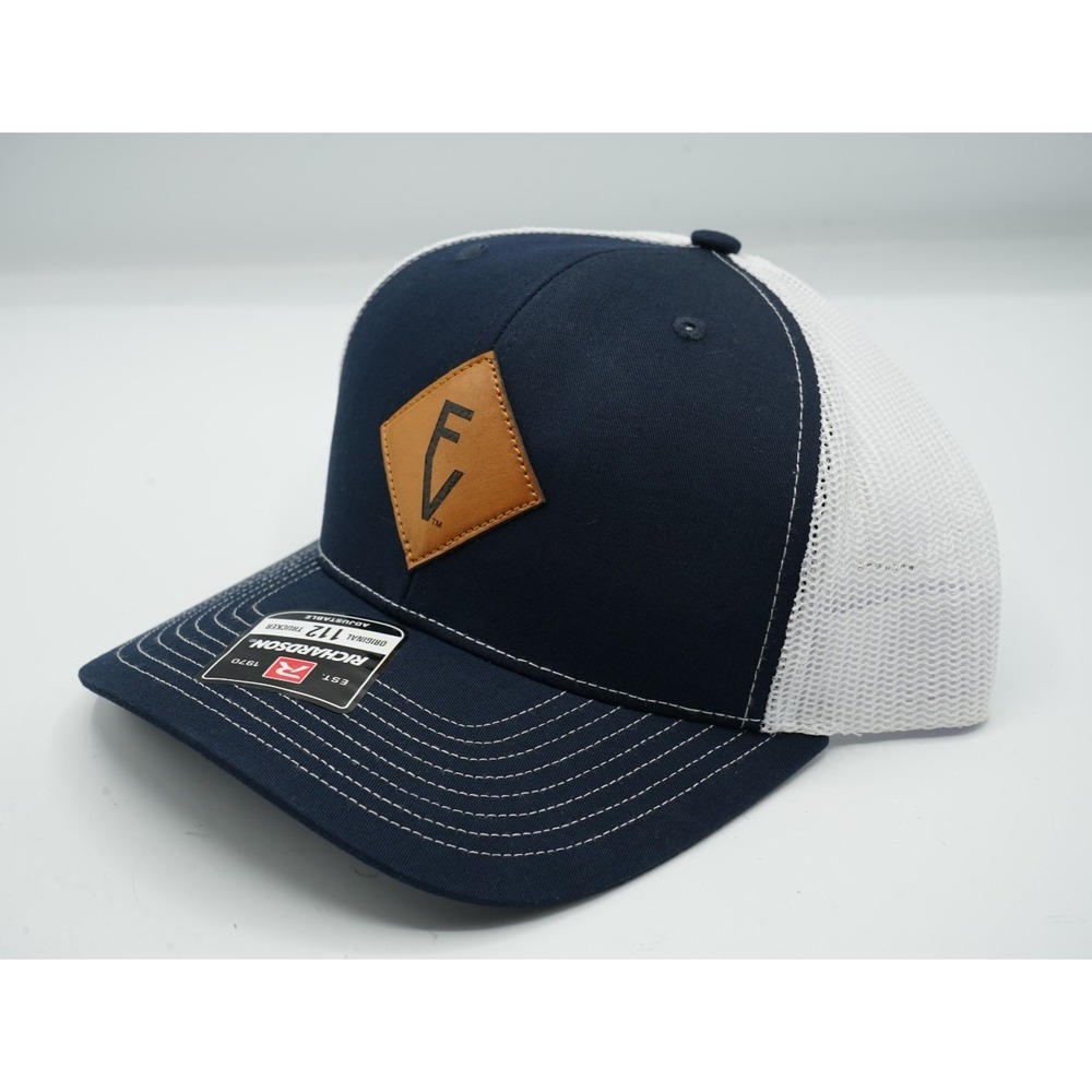 NEW Richardson 112 Snapback Trucker Hat Cap ~ Adjustable ~ Blue /‎ White